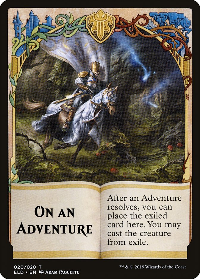 On An Adventure Emblem [Throne of Eldraine] | Game Haven TX