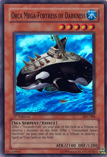 Orca Mega-Fortress of Darkness [IOC-084] Super Rare | Game Haven TX