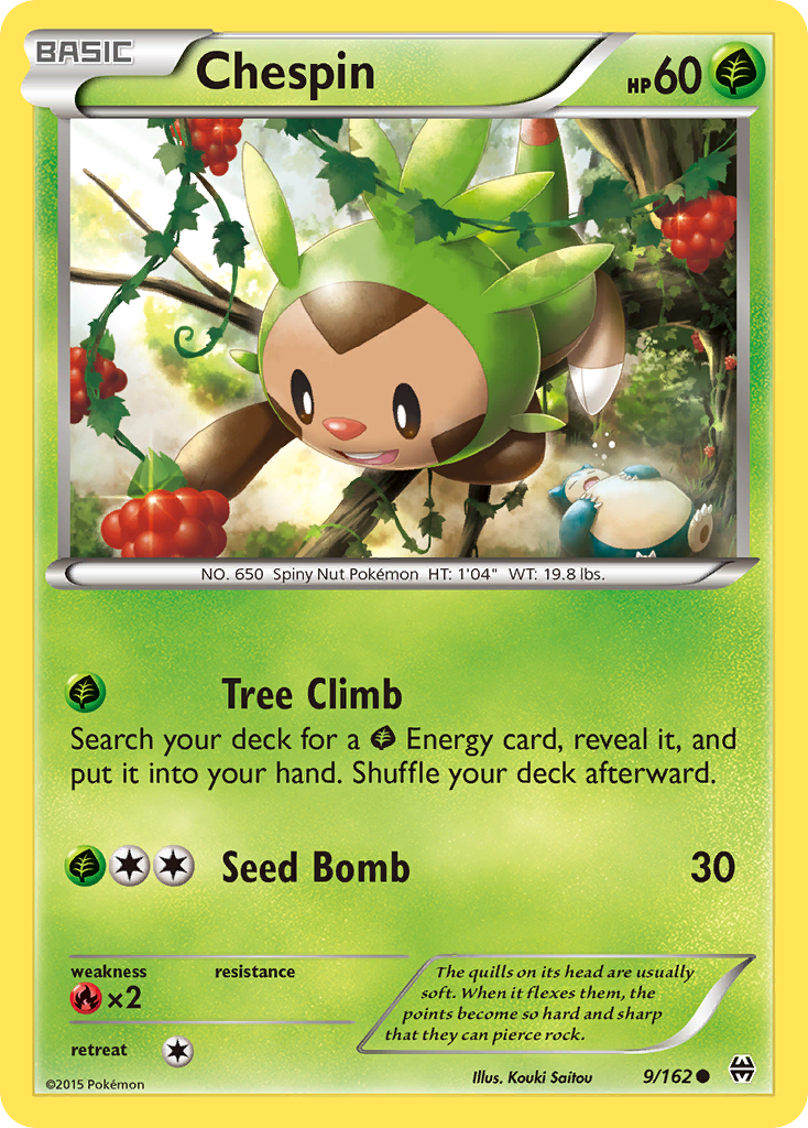 Chespin (9/162) [XY: BREAKthrough] | Game Haven TX
