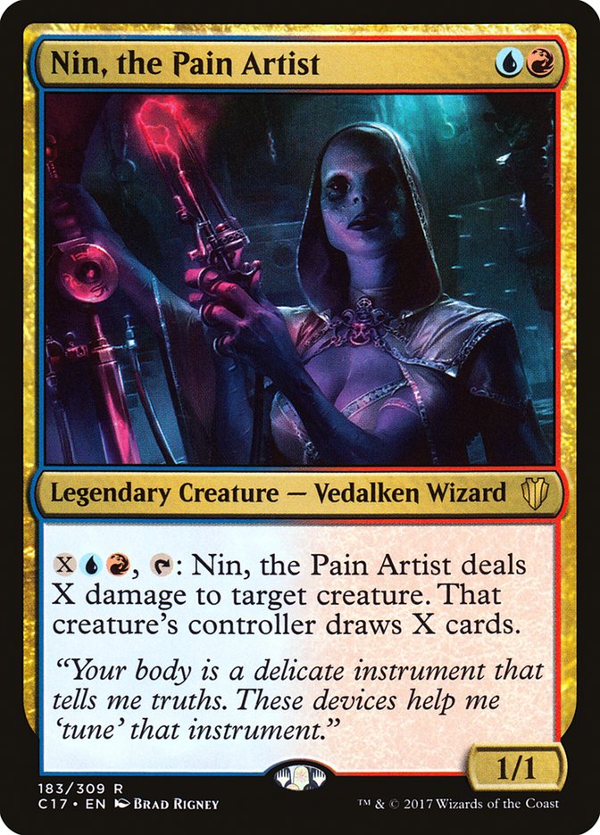 Nin, the Pain Artist [Commander 2017] | Game Haven TX