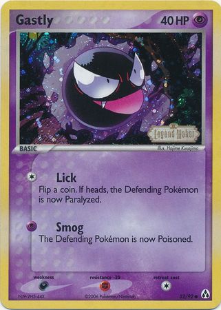 Gastly (52/92) (Stamped) [EX: Legend Maker] | Game Haven TX