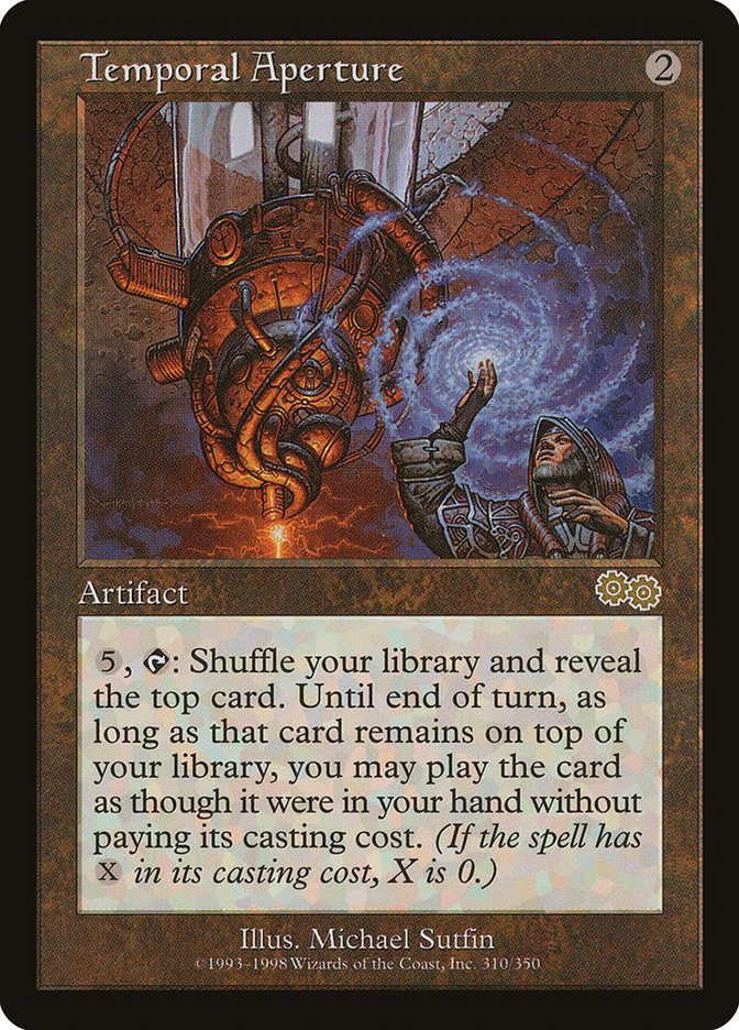 Temporal Aperture [Urza's Saga] | Game Haven TX