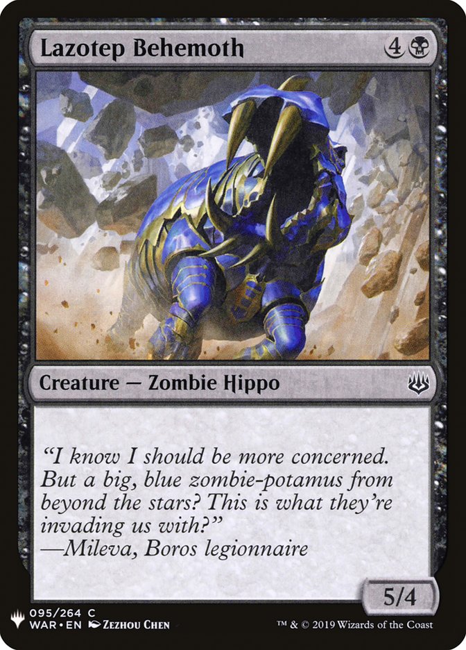 Lazotep Behemoth [Mystery Booster] | Game Haven TX