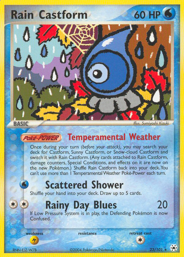 Rain Castform (23/101) [EX: Hidden Legends] | Game Haven TX