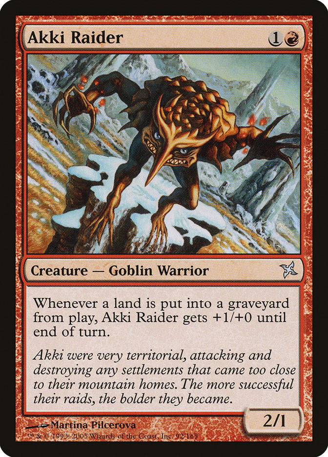 Akki Raider [Betrayers of Kamigawa] | Game Haven TX