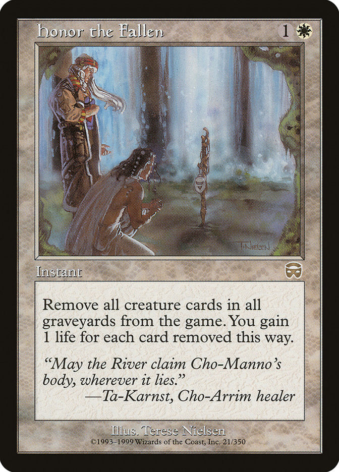 Honor the Fallen [Mercadian Masques] | Game Haven TX