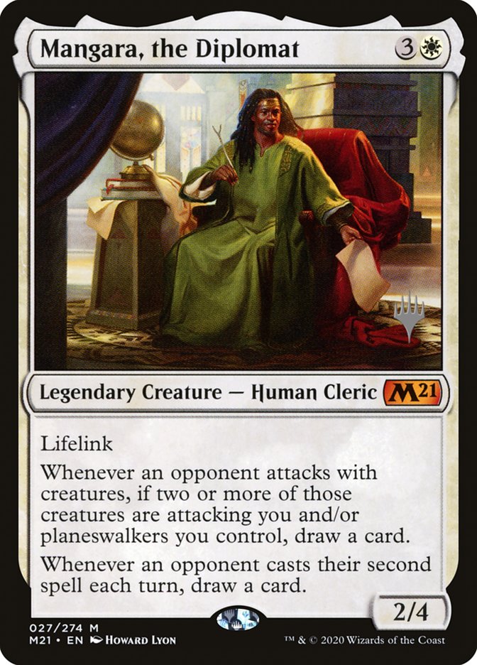 Mangara, the Diplomat (Promo Pack) [Core Set 2021 Promos] | Game Haven TX