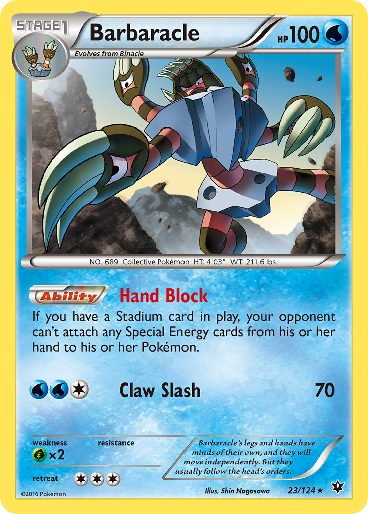 Barbaracle (23/124) [XY: Fates Collide] | Game Haven TX