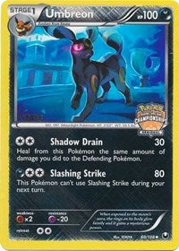 Umbreon (60/108) (Regional Championship Promo Staff) [Black & White: Dark Explorers] | Game Haven TX