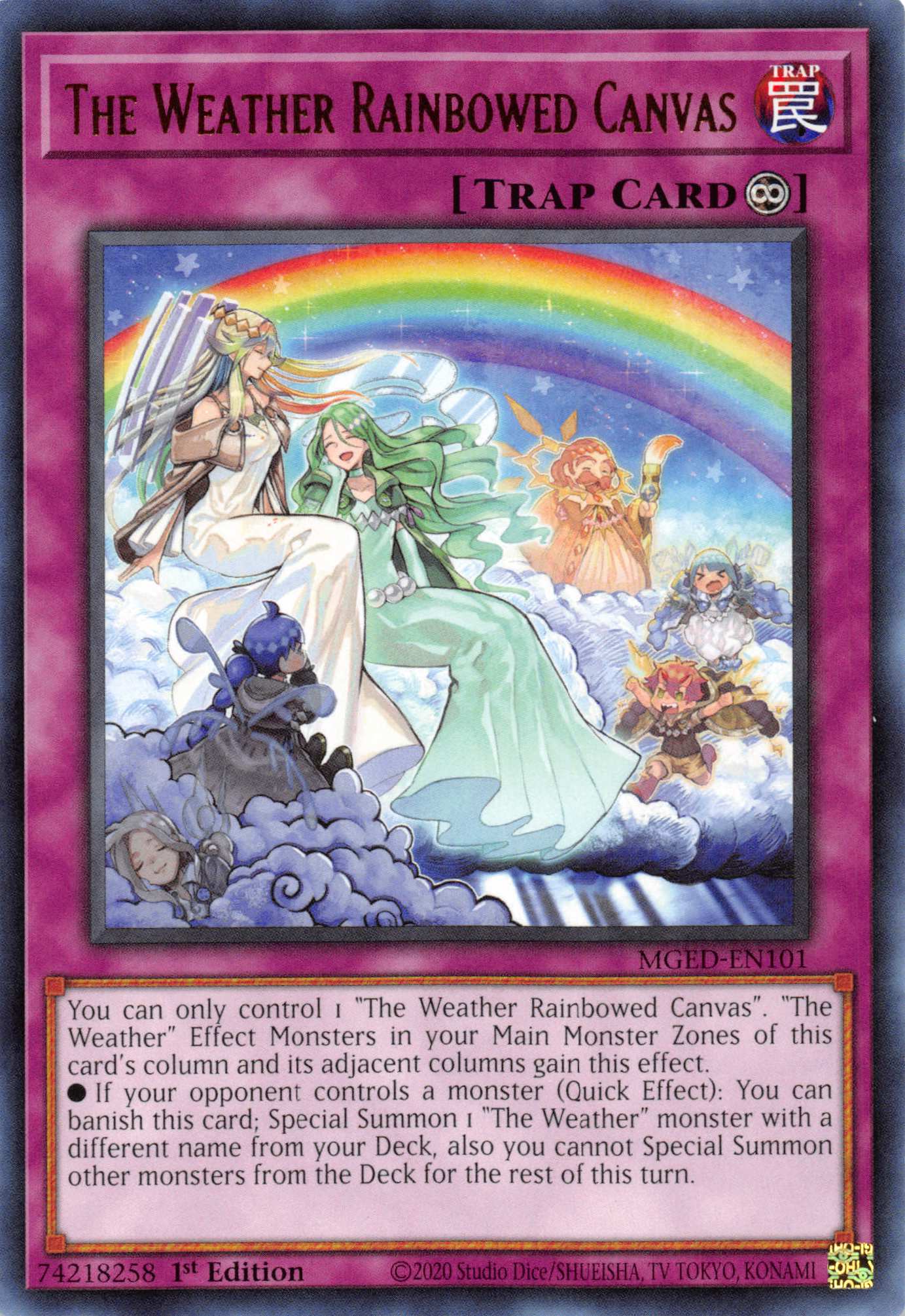 The Weather Rainbowed Canvas [MGED-EN101] Rare | Game Haven TX