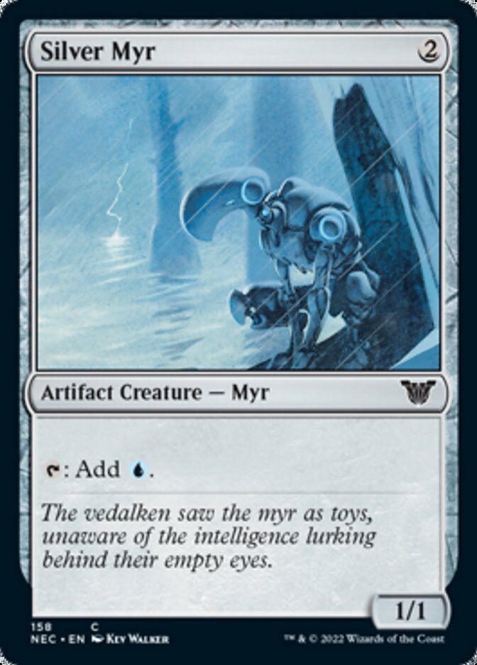 Silver Myr [Kamigawa: Neon Dynasty Commander] | Game Haven TX