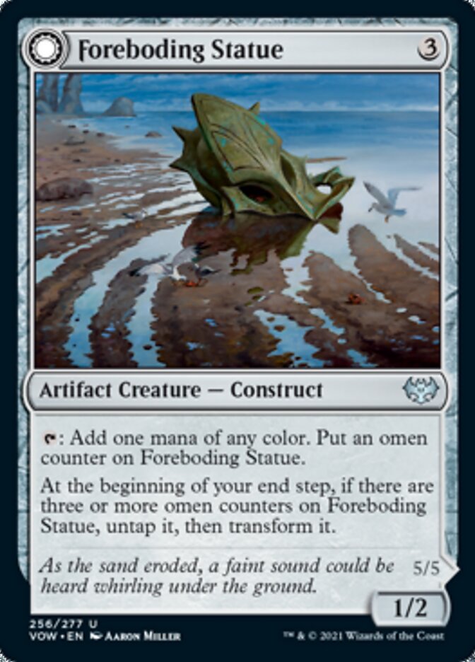 Foreboding Statue // Forsaken Thresher [Innistrad: Crimson Vow] | Game Haven TX