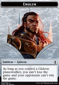 Emblem - Gideon of the Trials // Zombie Token [Amonkhet] | Game Haven TX