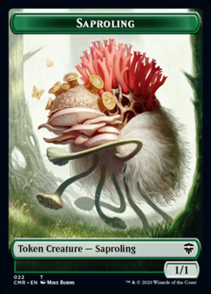 Illusion // Saproling Token [Commander Legends Tokens] | Game Haven TX
