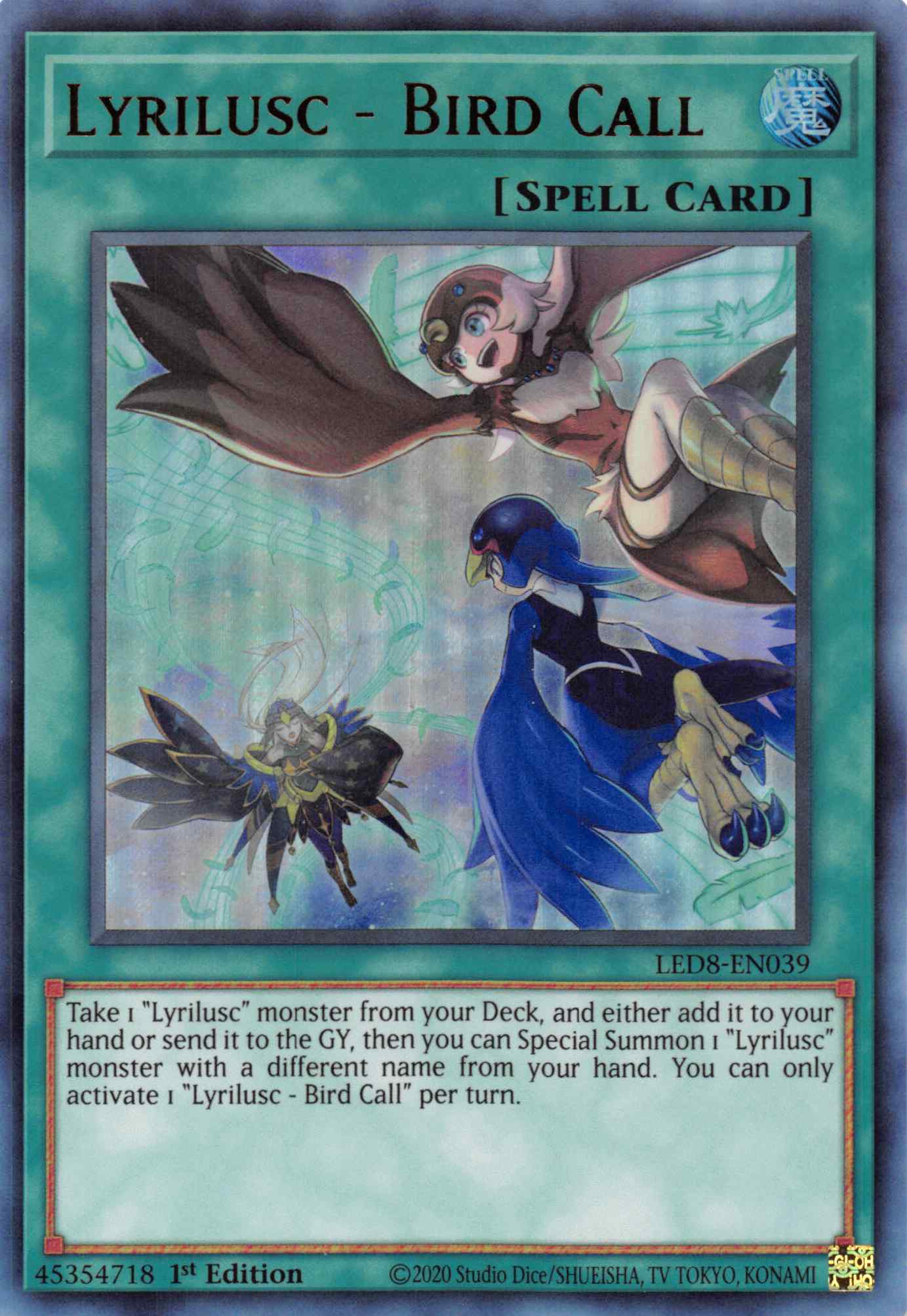 Lyrilusc - Bird Call [LED8-EN039] Ultra Rare | Game Haven TX