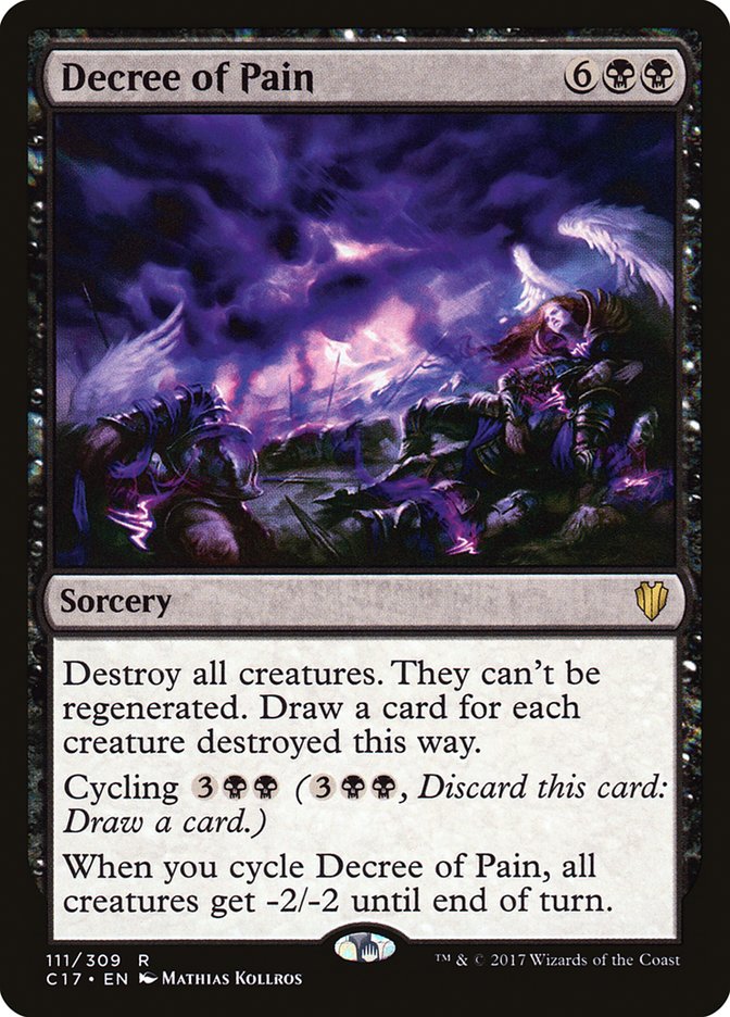 Decree of Pain [Commander 2017] | Game Haven TX
