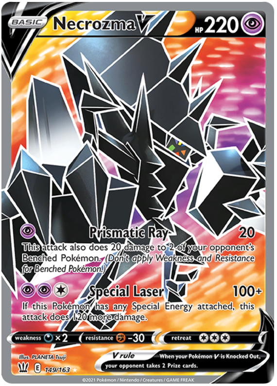 Necrozma V (149/163) [Sword & Shield: Battle Styles] | Game Haven TX