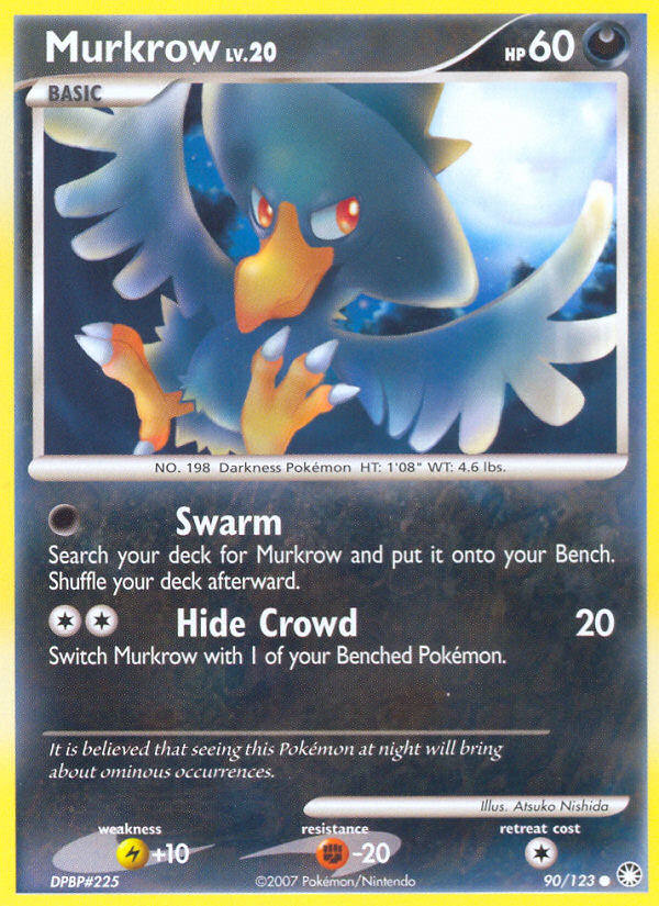 Murkrow (90/123) [Diamond & Pearl: Mysterious Treasures] | Game Haven TX
