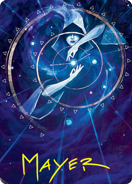 Time Warp Art Card (Gold-Stamped Signature) [Strixhaven: School of Mages Art Series] | Game Haven TX