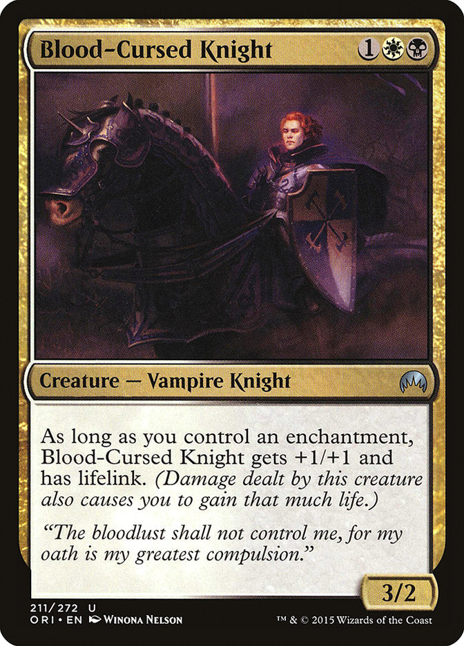 Blood-Cursed Knight [Magic Origins] | Game Haven TX