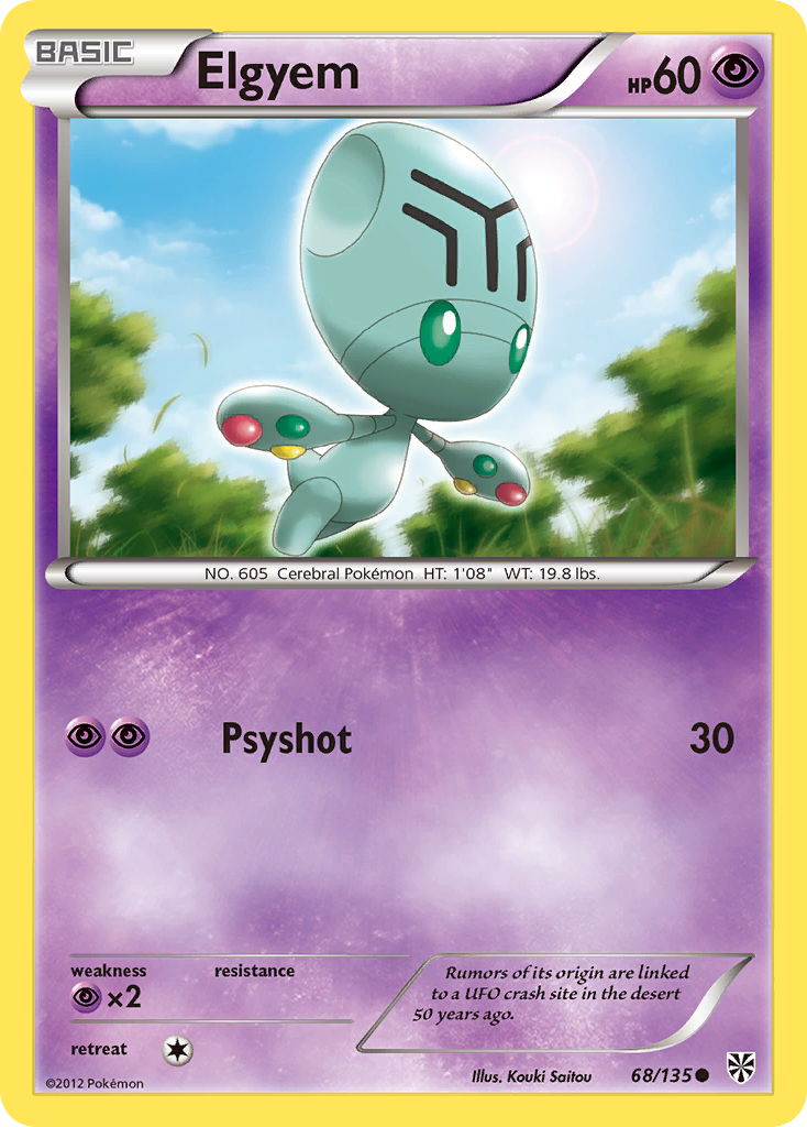 Elgyem (68/135) [Black & White: Plasma Storm] | Game Haven TX