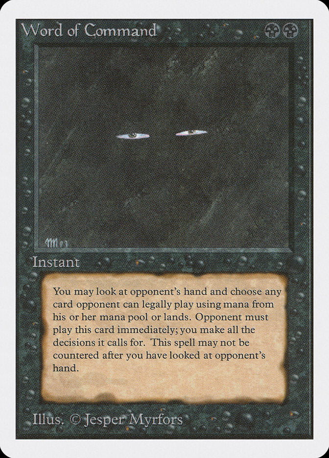 Word of Command [Unlimited Edition] | Game Haven TX