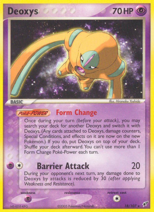 Deoxys (18/107) [EX: Deoxys] | Game Haven TX