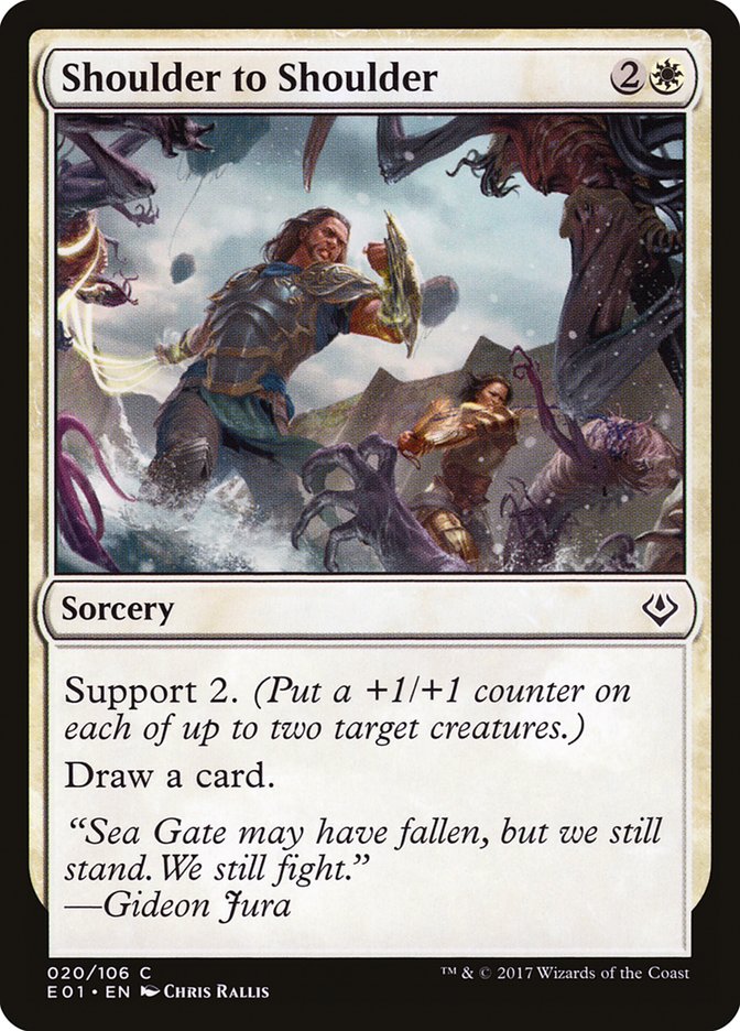 Shoulder to Shoulder [Archenemy: Nicol Bolas] | Game Haven TX