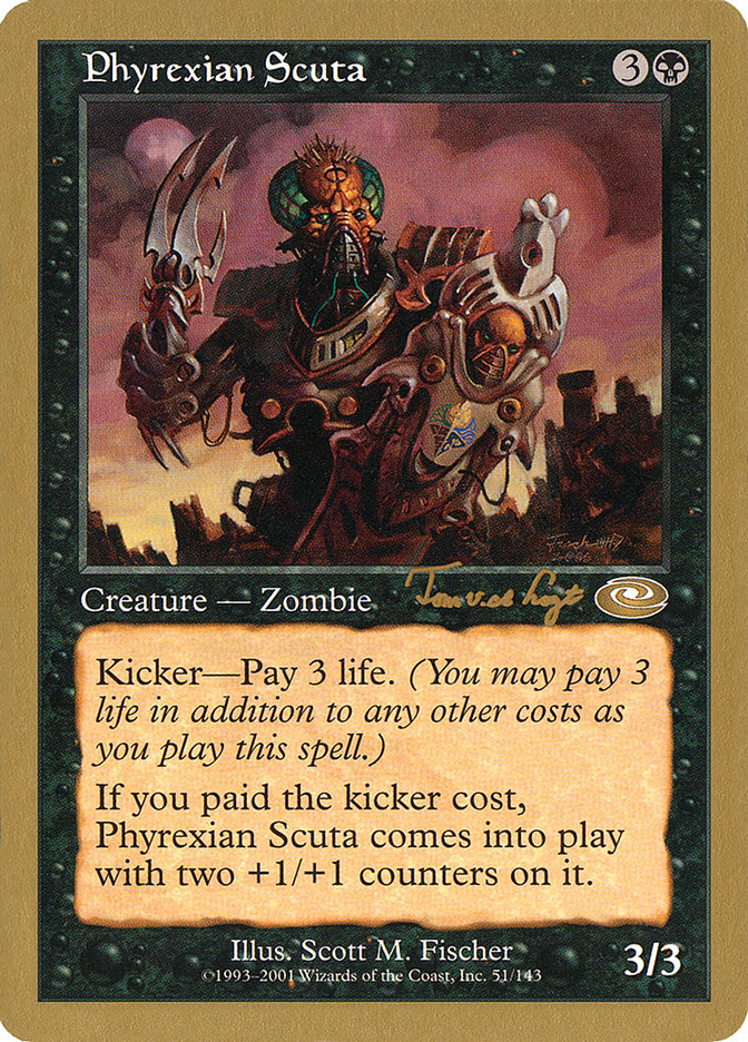 Phyrexian Scuta (Tom van de Logt) [World Championship Decks 2001] | Game Haven TX