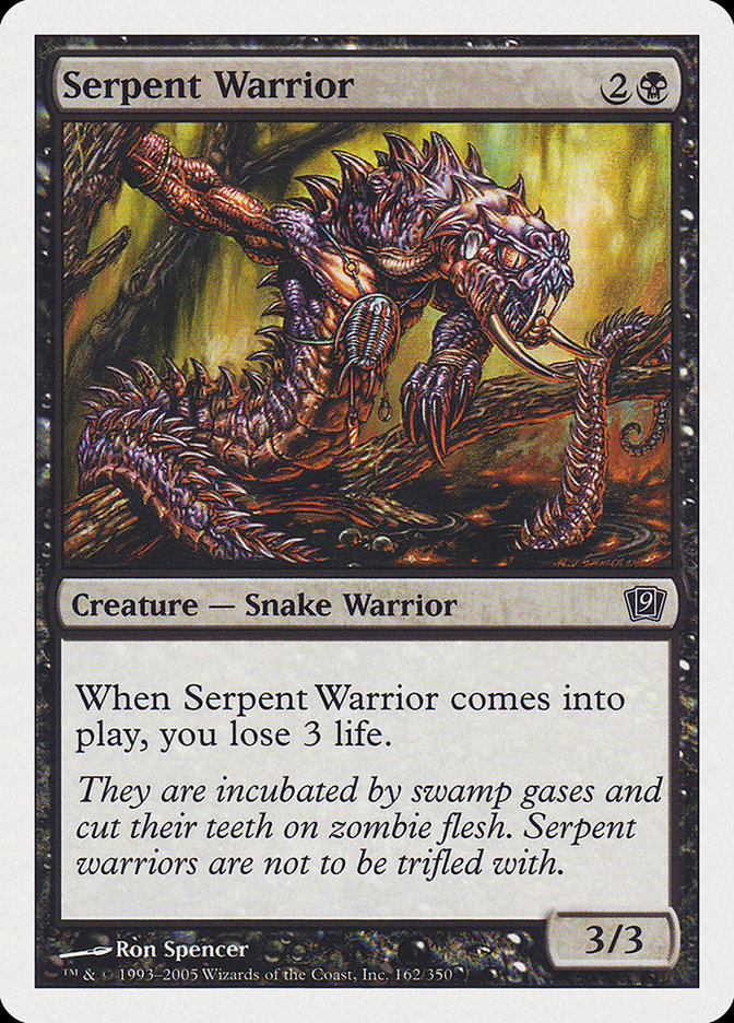 Serpent Warrior [Ninth Edition] | Game Haven TX