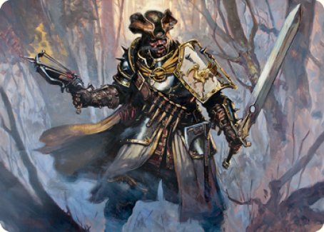Brutal Cathar Art Card [Innistrad: Midnight Hunt Art Series] | Game Haven TX