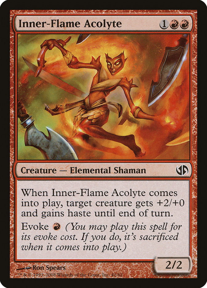 Inner-Flame Acolyte [Duel Decks: Jace vs. Chandra] | Game Haven TX