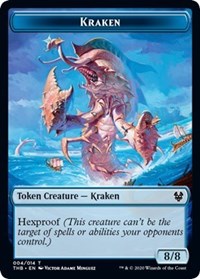 Kraken // Satyr Double-sided Token [Theros Beyond Death Tokens] | Game Haven TX