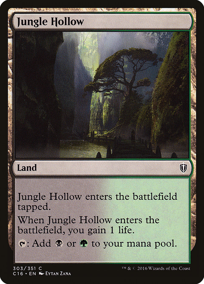 Jungle Hollow [Commander 2016] | Game Haven TX
