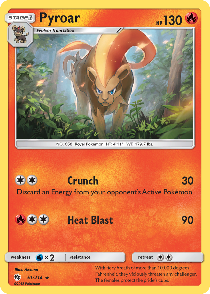 Pyroar (51/214) [Sun & Moon: Lost Thunder] | Game Haven TX