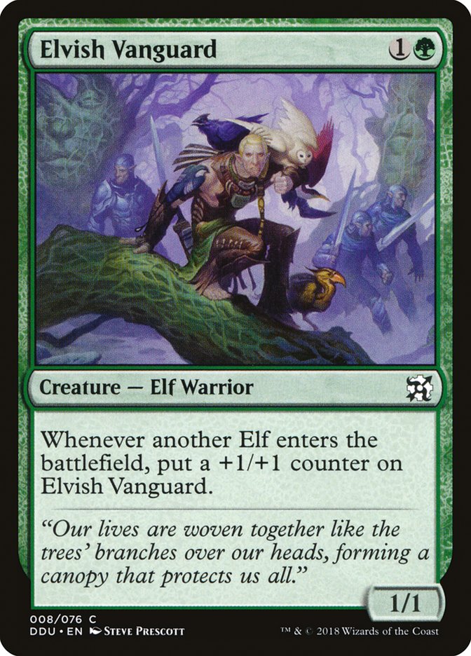 Elvish Vanguard [Duel Decks: Elves vs. Inventors] | Game Haven TX