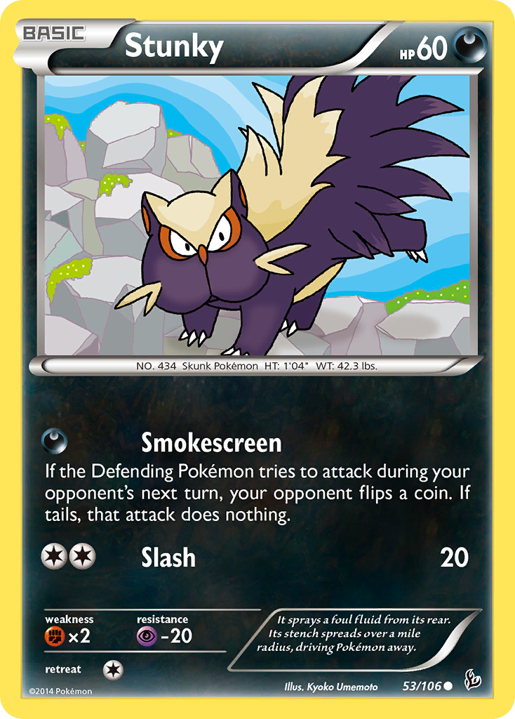 Stunky (53/106) [XY: Flashfire] | Game Haven TX