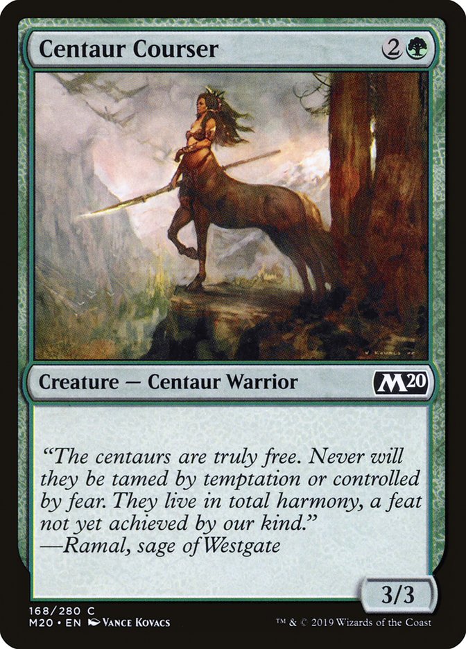 Centaur Courser [Core Set 2020] | Game Haven TX