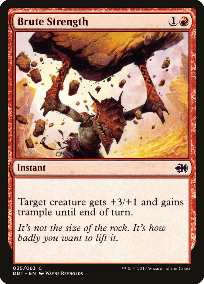 Brute Strength [Duel Decks: Merfolk vs. Goblins] | Game Haven TX