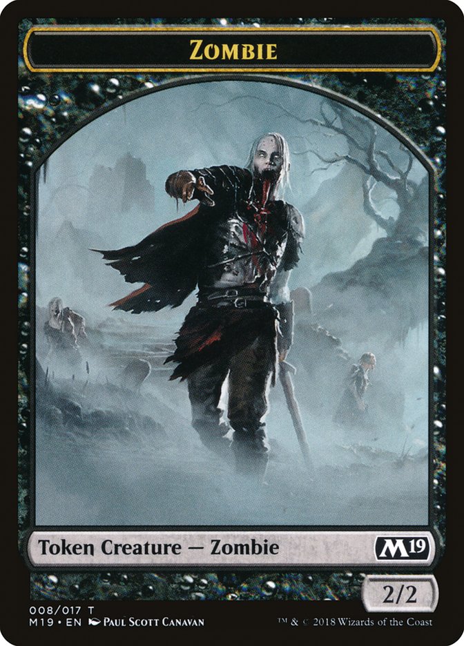 Zombie [Core Set 2019 Tokens] | Game Haven TX
