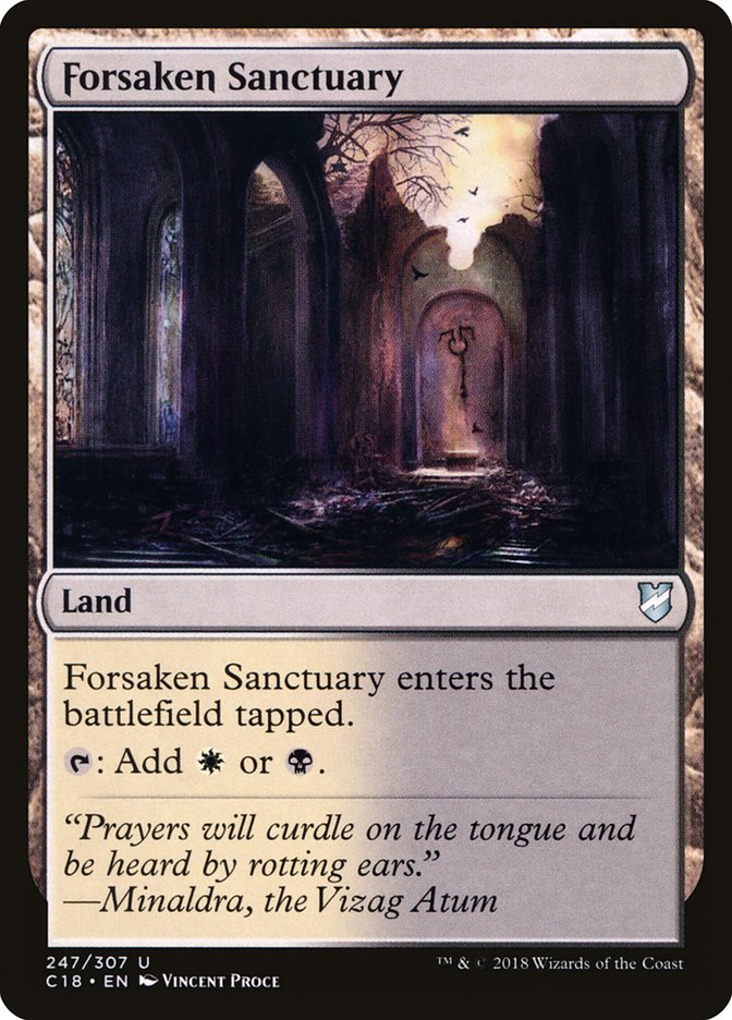 Forsaken Sanctuary [Commander 2018] | Game Haven TX