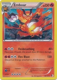 Emboar (26/149) (Cosmos Holo) (Blister Exclusive) [Black & White: Boundaries Crossed] | Game Haven TX
