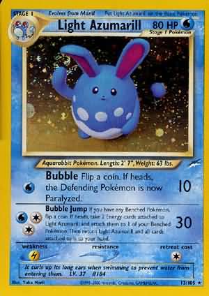 Light Azumarill [Neo Destiny] | Game Haven TX
