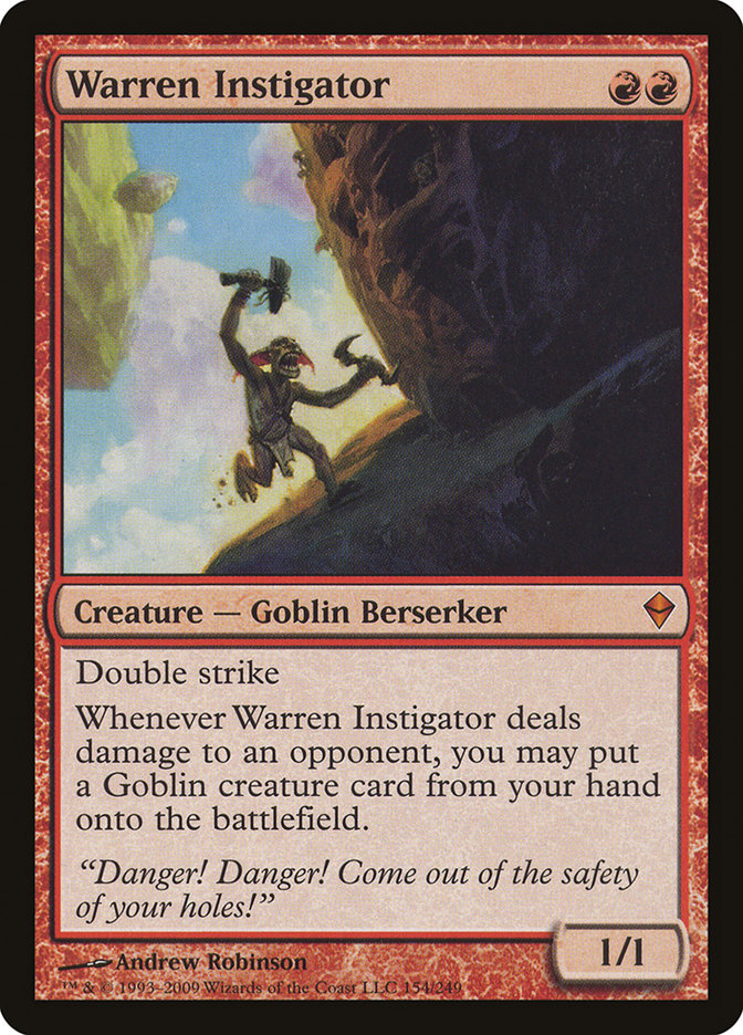 Warren Instigator [Zendikar] | Game Haven TX