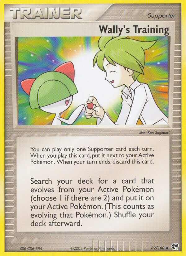 Wally's Training (89/100) [EX: Battle Stadium] | Game Haven TX