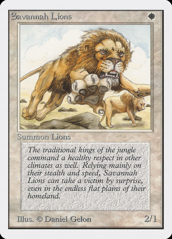 Savannah Lions [Unlimited Edition] | Game Haven TX
