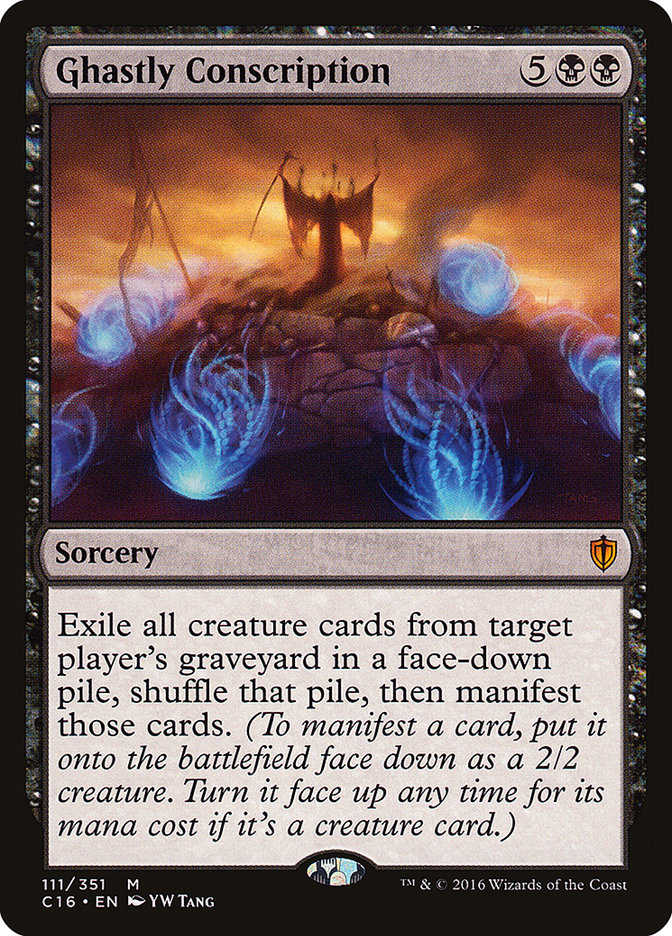 Ghastly Conscription [Commander 2016] | Game Haven TX