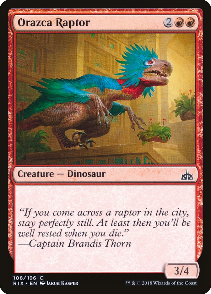 Orazca Raptor [Rivals of Ixalan] | Game Haven TX