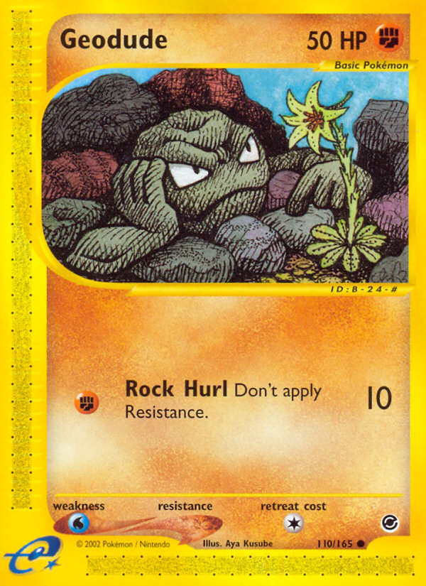 Geodude (110/165) [Expedition: Base Set] | Game Haven TX