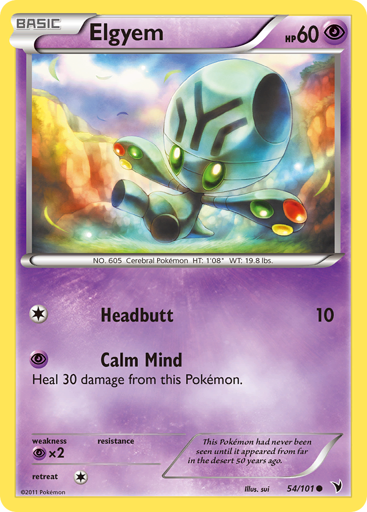 Elgyem (54/101) [Black & White: Noble Victories] | Game Haven TX